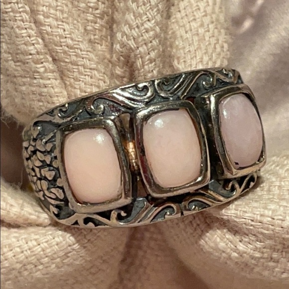 Peruvian Opal Silver 925 Ring NWTS - Picture 1 of 6